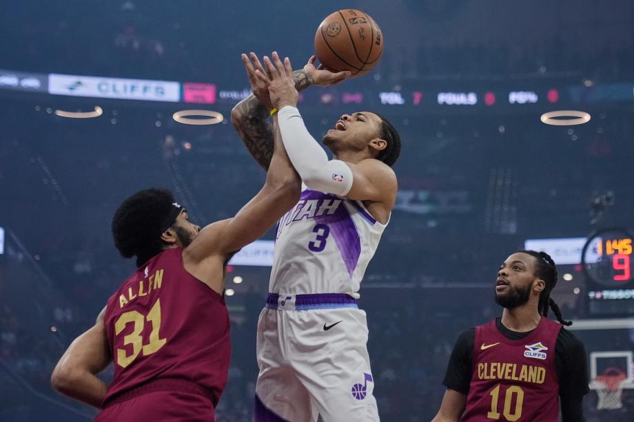 DOTA2-NBA-乔治32分马尔卡宁28+12 爵士客场击败骑士